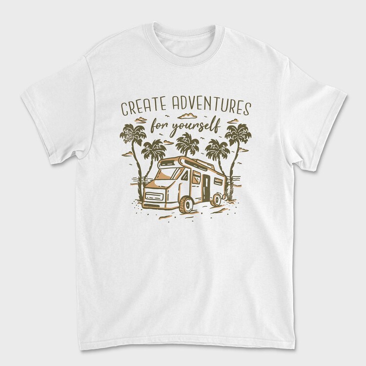 Create Adventures for Yourself, Unisex Men's T-Shirt