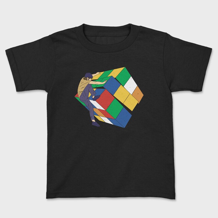 Cube Climber, Kids' T-Shirt