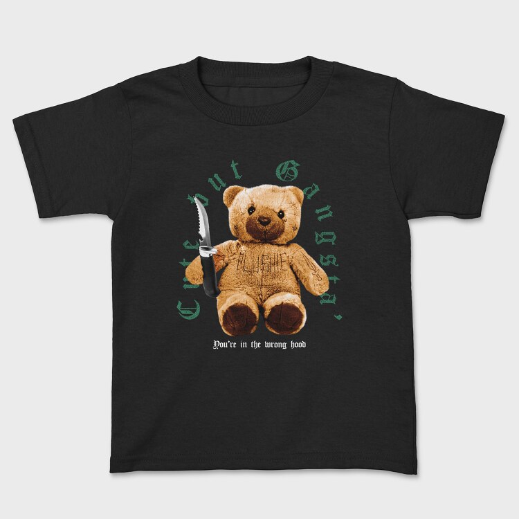 Cute Gangsta, Kids' T-Shirt