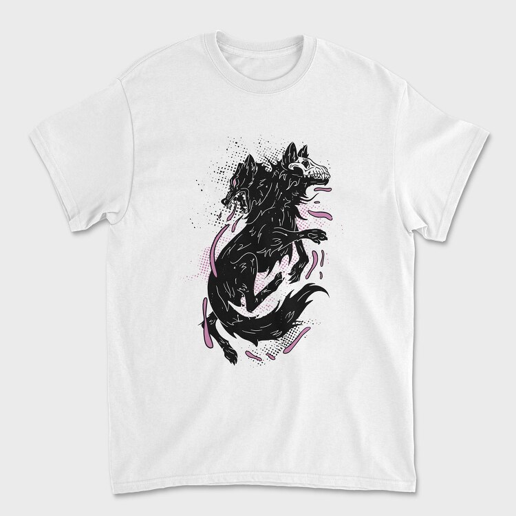 Dark Wolf Skull, Унисекс Мъжка Тениска
