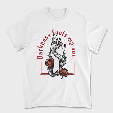 Darkness Fuels My Soul, Unisex Men's T-Shirt