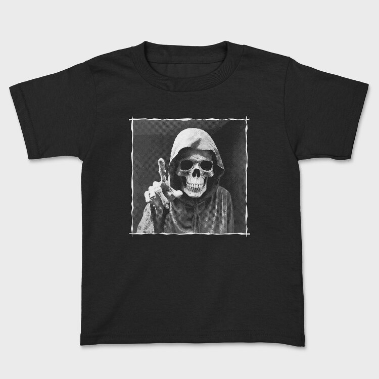 Death Pointing Finger, Kids' T-Shirt