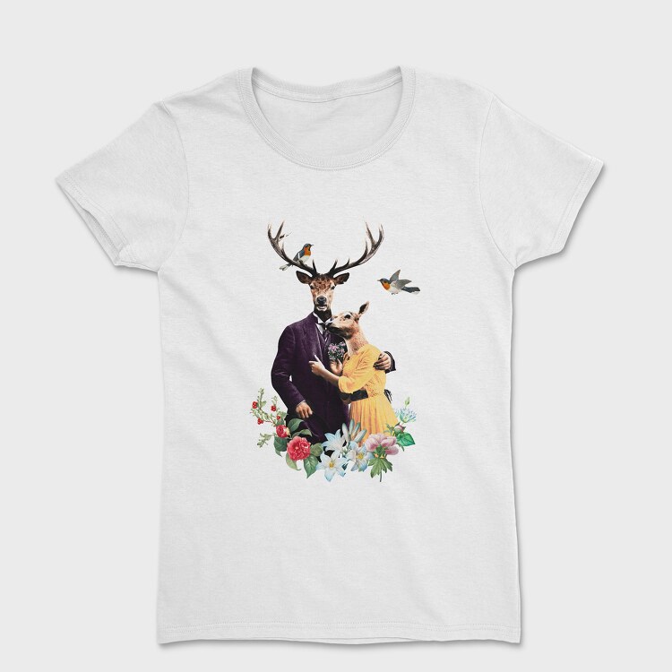Deers Couple, Women's T-Shirt