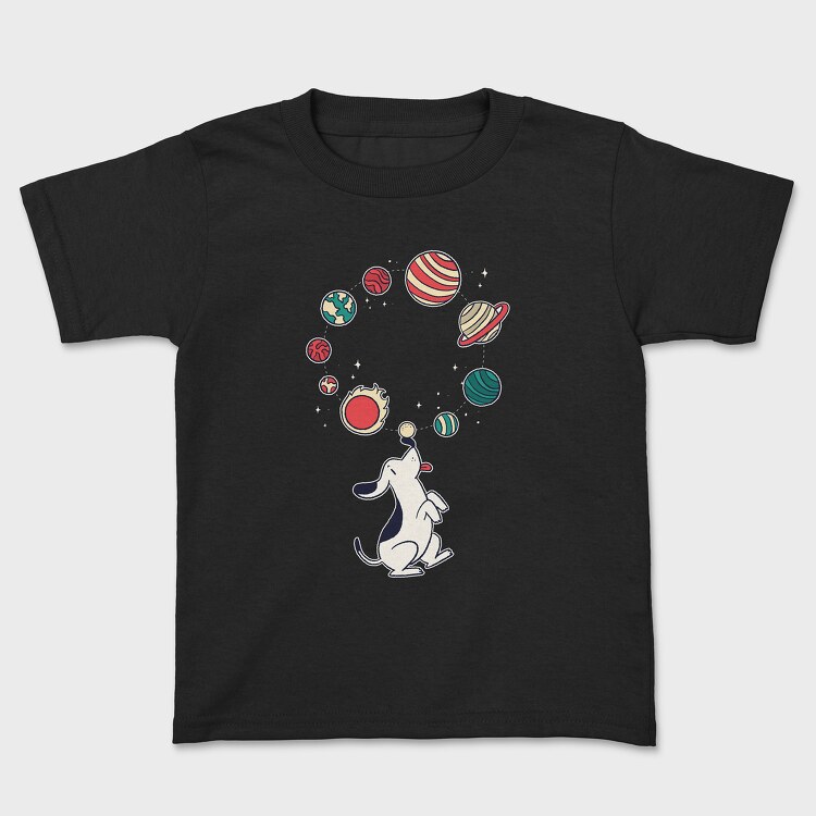 Dog Juggling Planets, Детска Тениска