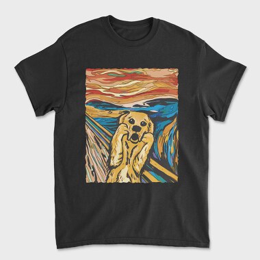 Dog Scream, Unisex Men's T-Shirt