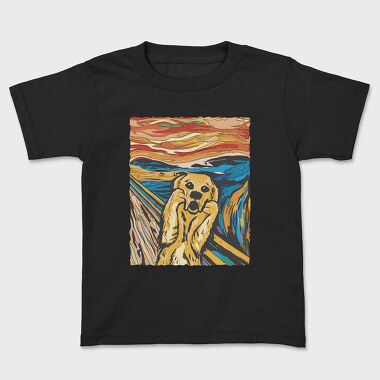 Kids' T-Shirt, Dog Scream