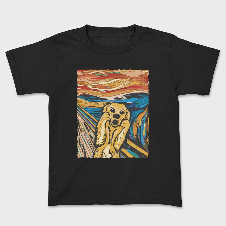 Dog Scream, Kids' T-Shirt