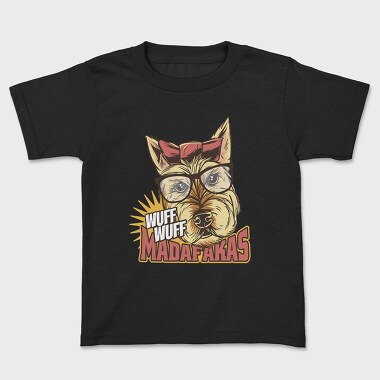 Kids' T-Shirt, Dog Sunglasses