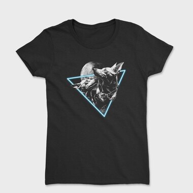 Dogs & Moon, Women's T-Shirt