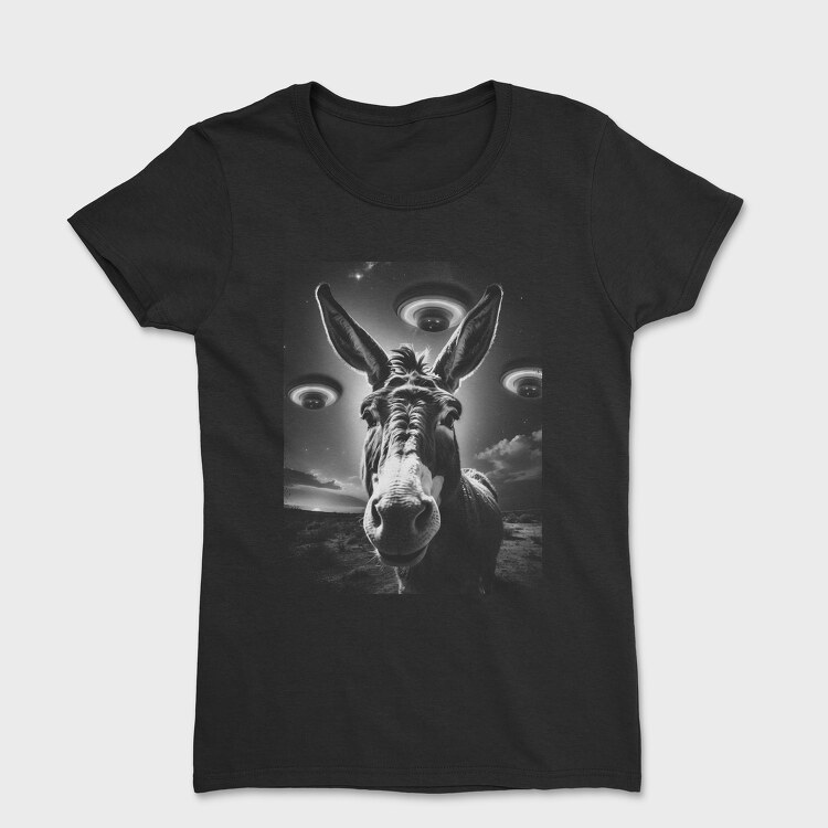 Donkey Ufo Monochrome, Дамска Тениска