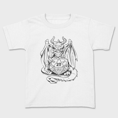 Kids' T-Shirt, Dragon Dungeons Dice