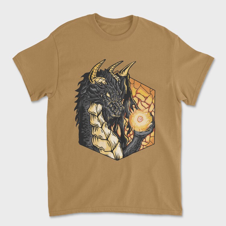 Dragon Roll Dice, Унисекс Мъжка Тениска