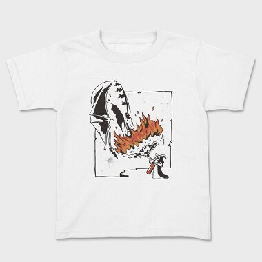 Kids' T-Shirt, Dragon Wizard Extinguisher