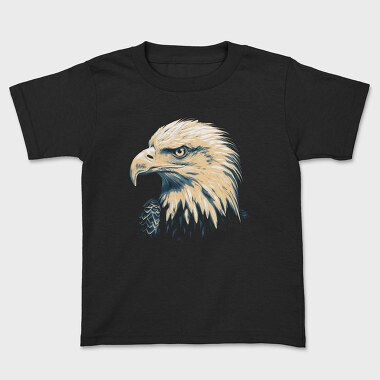 Eagle Portrait, Kids' T-Shirt