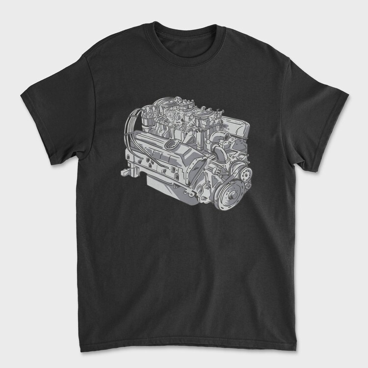 Engine, Unisex Men's T-Shirt