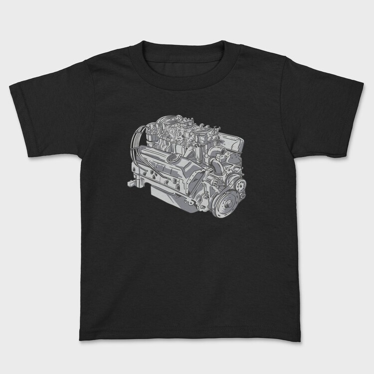 Engine, Kids' T-Shirt