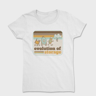 Evolution of Storage Vintage, Women's T-Shirt