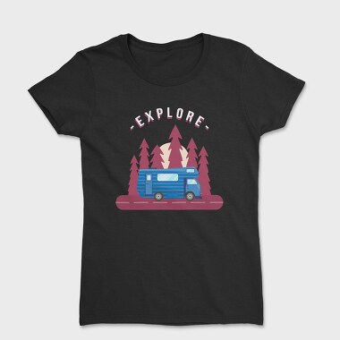 Explore Camper, Women's T-Shirt