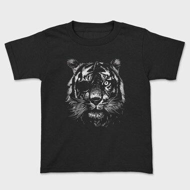 Eyepatch Tiger, Kids' T-Shirt