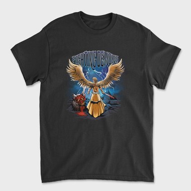 Fighting Demons, Unisex Men's T-Shirt