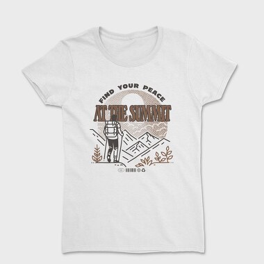Find Your Peace at the Summit, Women's T-Shirt