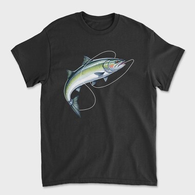 Fish Illustration 2, Unisex Men's T-Shirt