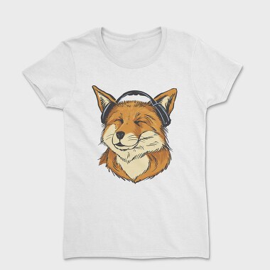Fox Music Airphones, Women's T-Shirt
