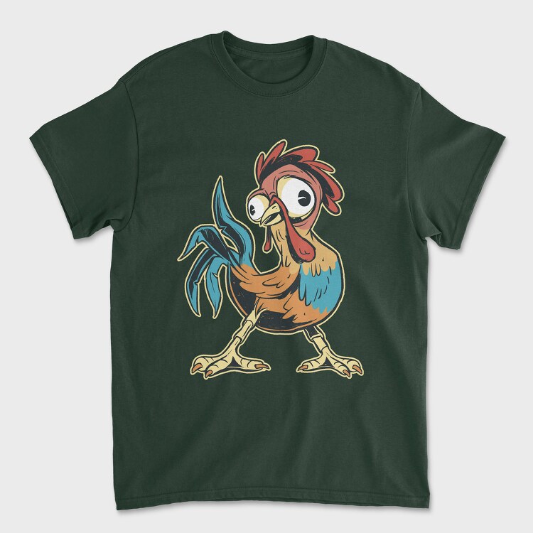 Funny Rooster, Unisex Men's T-Shirt