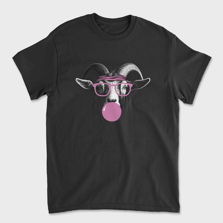 Goat Monochrome Bubblegum, Unisex Men's T-Shirt
