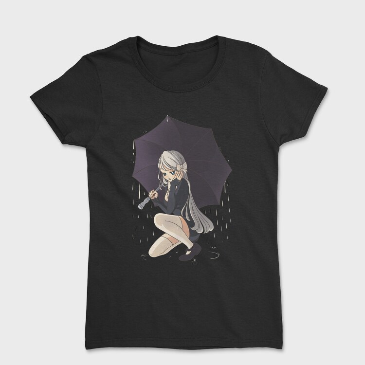 Goth Style Anime Girl, Дамска Тениска