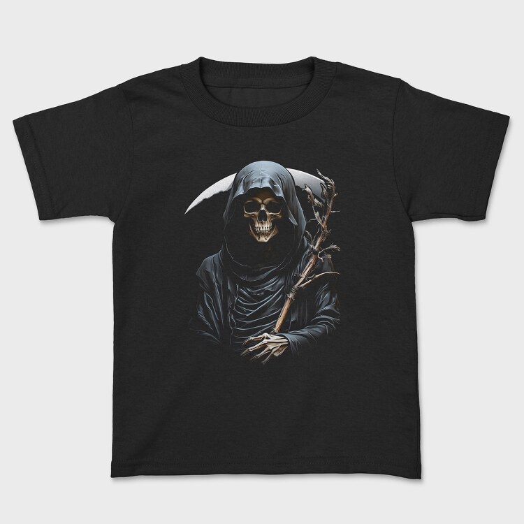 Grim Reaper Graphic, Kids' T-Shirt