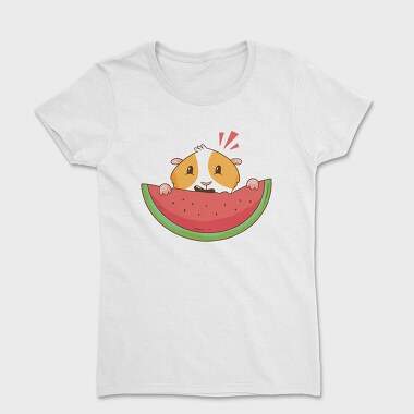 Guinea Pig Watermelon, Women's T-Shirt