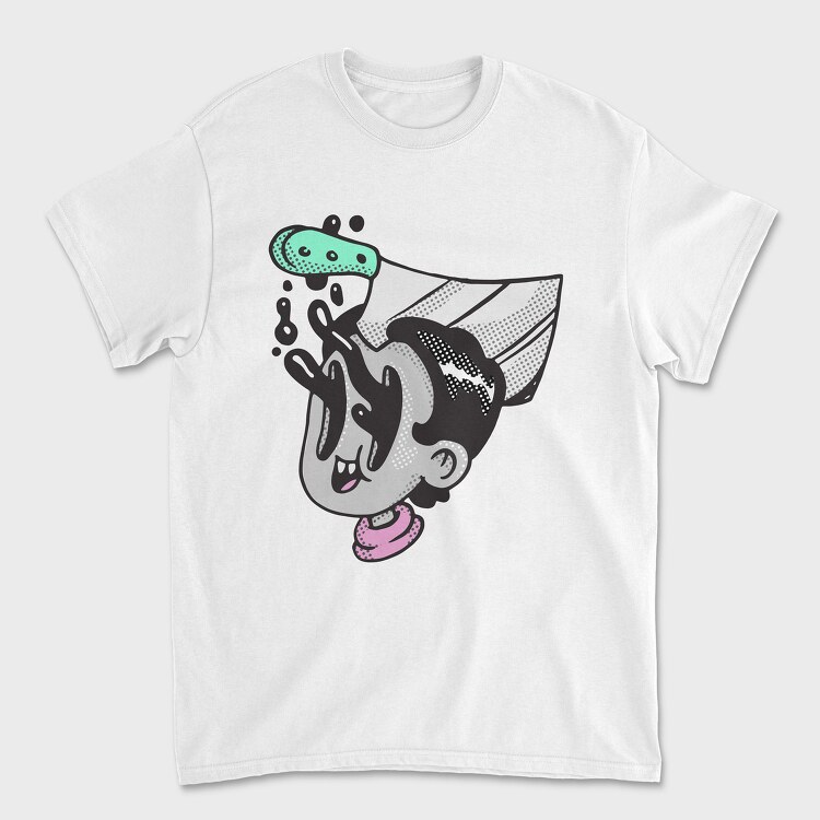 Halloween Retro Cartoon Character 4, Unisex Men's T-Shirt
