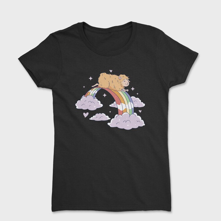 Hamster Rainbow, Women's T-Shirt