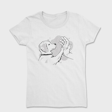 Hand Paw Dog, Women's T-Shirt