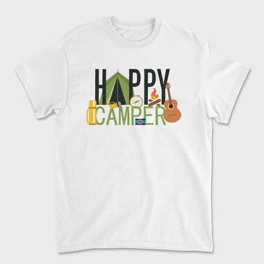 Happy Camper Elements, Unisex Men's T-Shirt