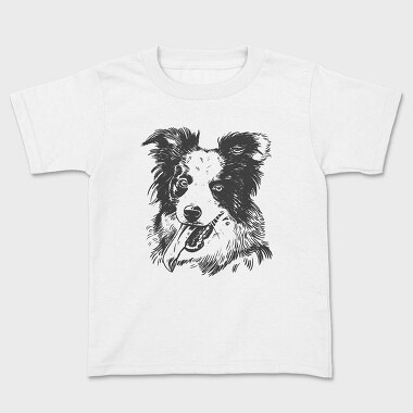 Happy Collie, Kids' T-Shirt