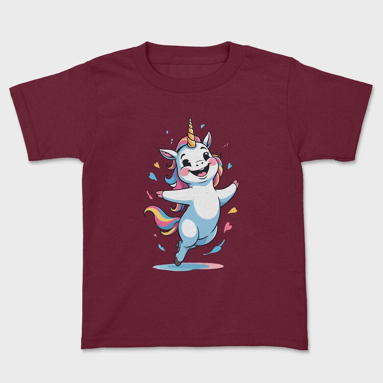 Happy Unicorn, Kids' T-Shirt