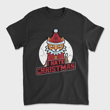 Hate Christmas, Unisex Men's T-Shirt
