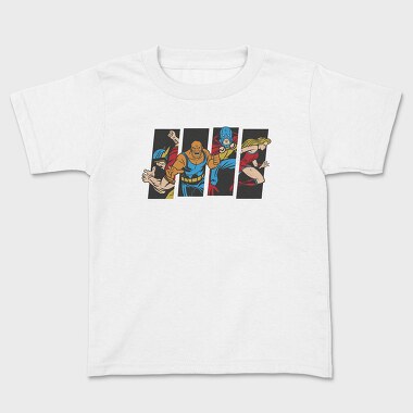 Hero Collage, Kids' T-Shirt