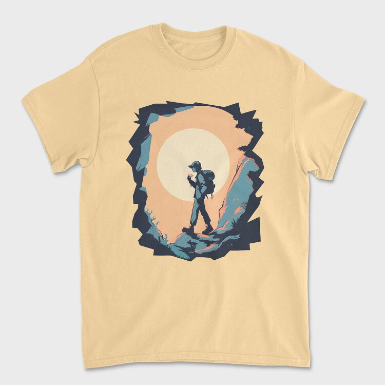 Hike and Tacos, Унисекс Мъжка Тениска