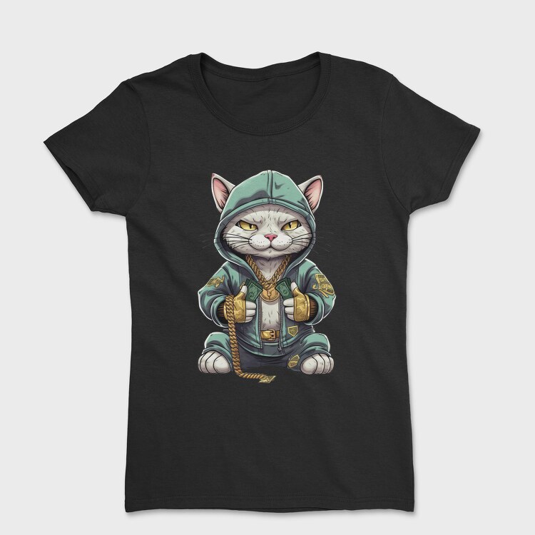 Hiphop Cat, Women's T-Shirt