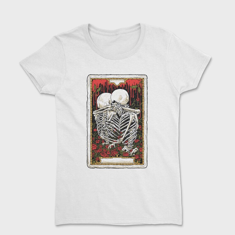 Hug Skeleton Card, Women's T-Shirt