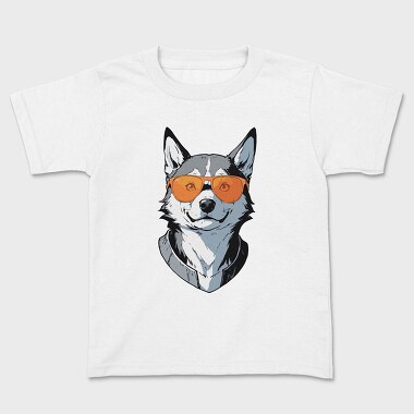 Husky Sungalsses, Kids' T-Shirt