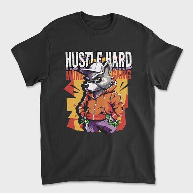Hustle Hard, Unisex Men's T-Shirt