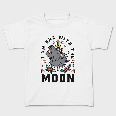 I Am One With the Moon, Kids' T-Shirt