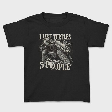 I Love Turtles, Kids' T-Shirt