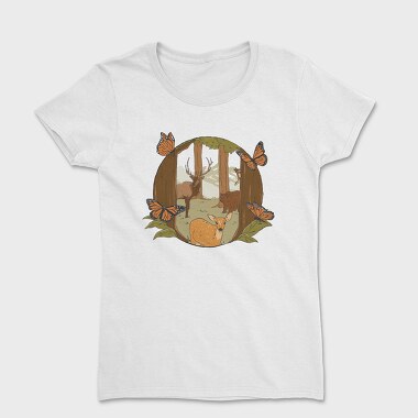 In the Woods, Women's T-Shirt