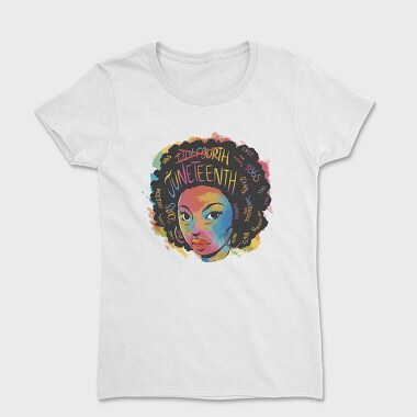 Juneteenth Tie Dye, Дамска Тениска