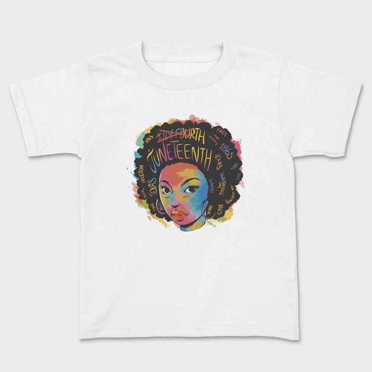 Juneteenth Tie Dye, Kids' T-Shirt